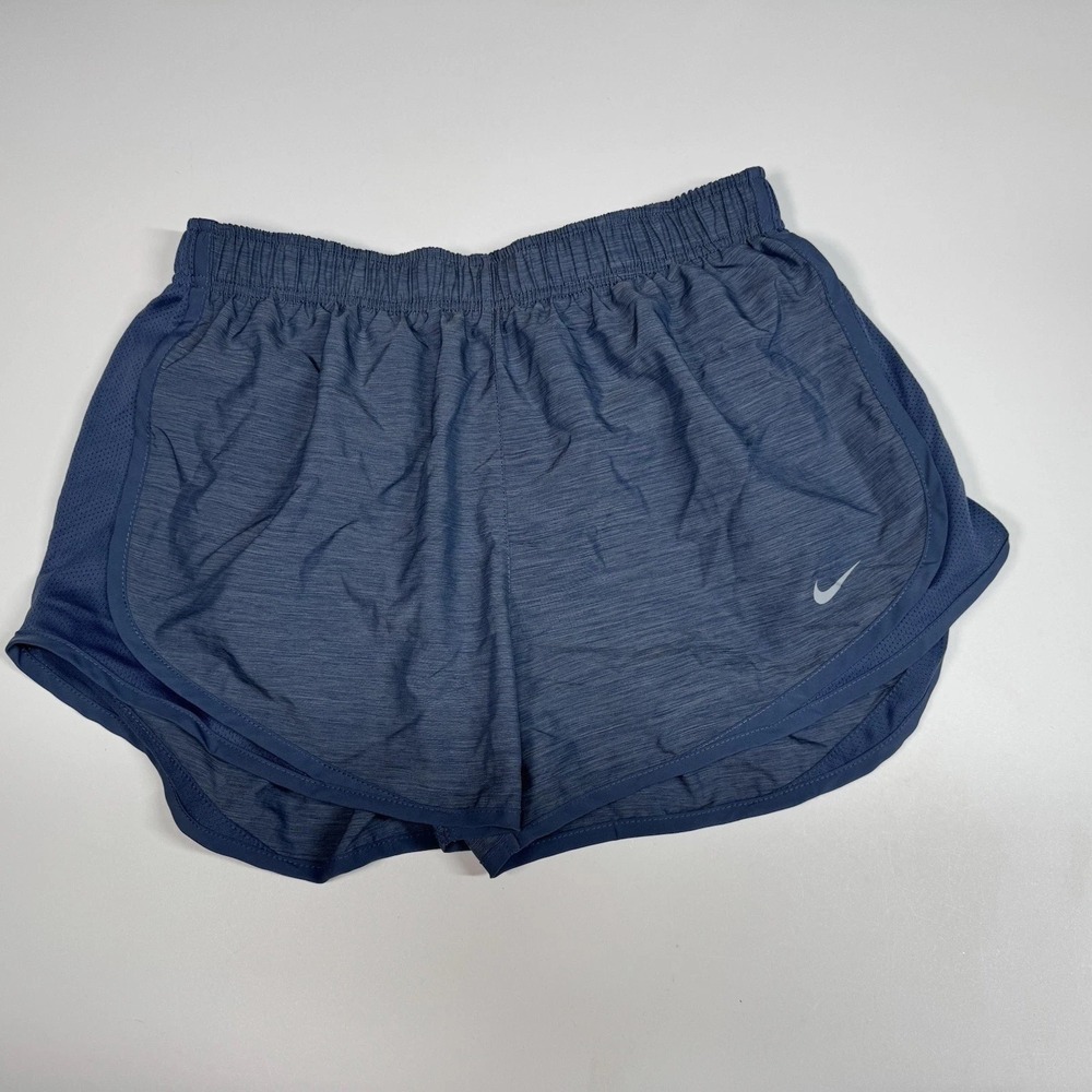 Women's Nike Dri-Fit Athletic Shorts Size Large Blue Lined